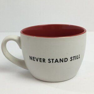 Never Stand Still  Revolution Coffee Cup Mug White